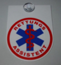 Autoplakette RETTUNGSASSISTENT