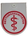 Autoplakette RETTUNGSSANIT�TER