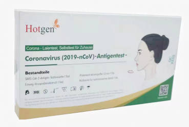 Corona Schnelltest Hotgen Coronavirus (2019-nCoV)-Antigentest, Laientest, Selbsttest - 5er Pack